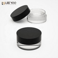 PA-1061 Eyebrow matte black mini cosmetic jar