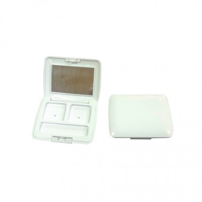 Low MOQ promotion empty white eyeshadow palette case