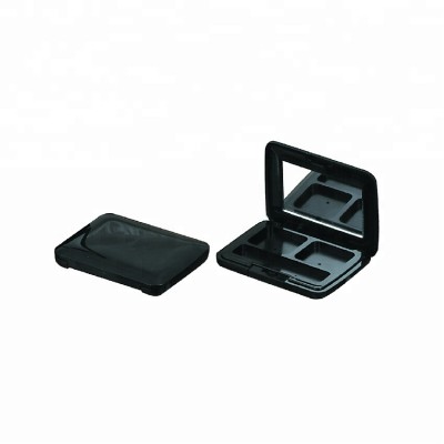 Square makeup highlighter eyeshadow compact palette packaging